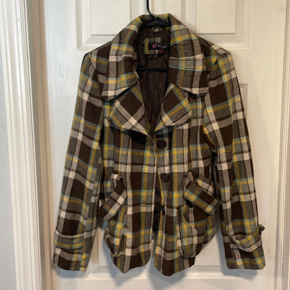 C Magic plaid jacket